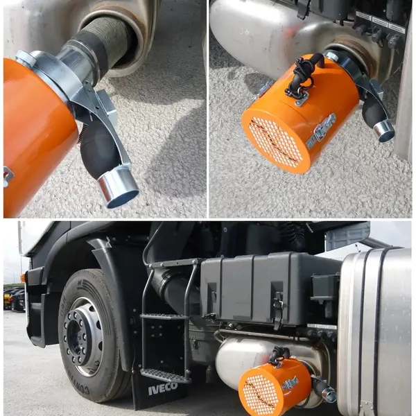 Fitting the EHC filter to the exhaust